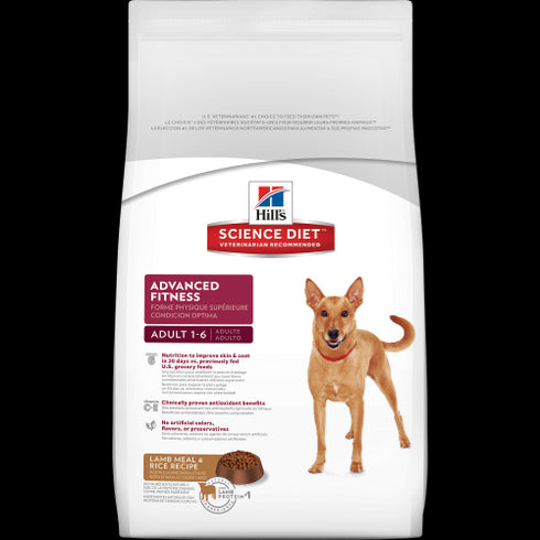 Science Diet Advanced Fitness Lamb & Rice Dry Dog Food 33lb - Poudre Pet and Feed Supply